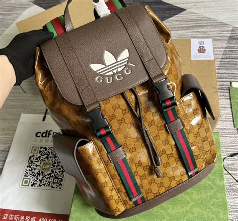 gucci adidas backpack|gucci adidas originals.